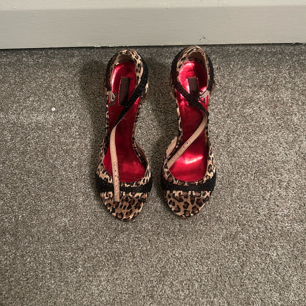 Beautiful fancy leopard print evening ware